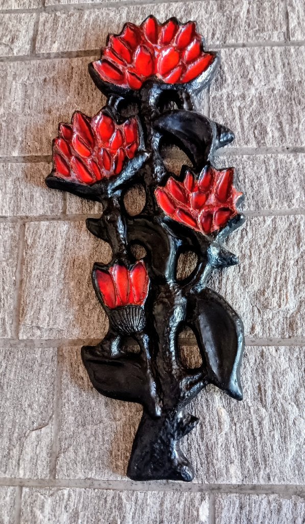 Keramische wandsculptuur, Ophalen