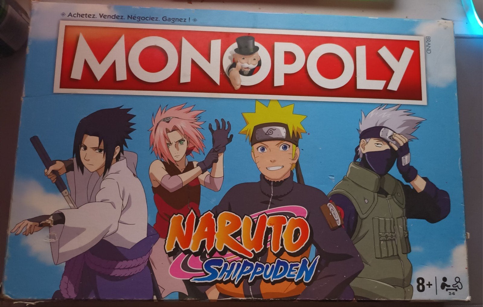 Naruto Monopoly., Ophalen