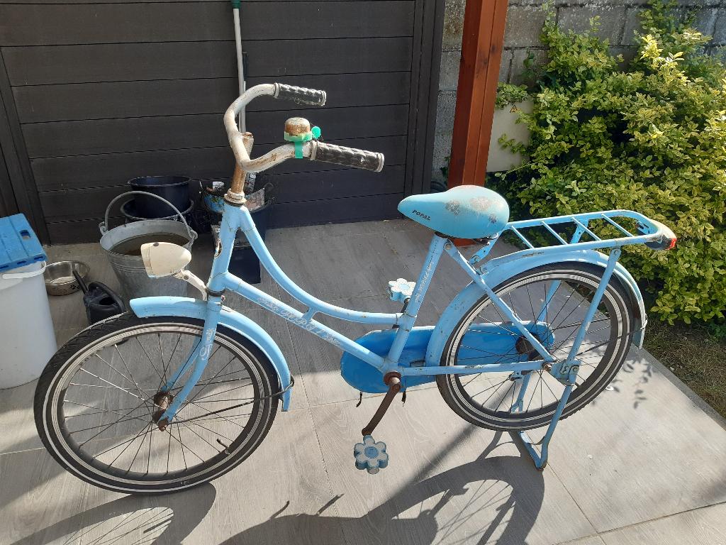 Vélo bleu d’enfant « POPAL », Ophalen, Gebruikt, Metaal, Overige typen