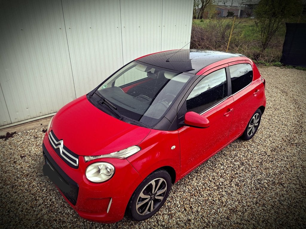Citroën C1 full options 25500km prête à immatriculer, Autos, Rouge, Achat, 998 cm³, Boîte manuelle