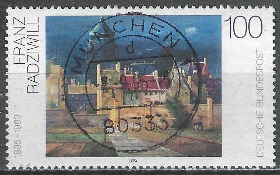 Duitsland Bundespost 1995 - Yvert 1606 - Fr. Radziwill (ST), Postzegels en Munten, Verzenden, Gestempeld
