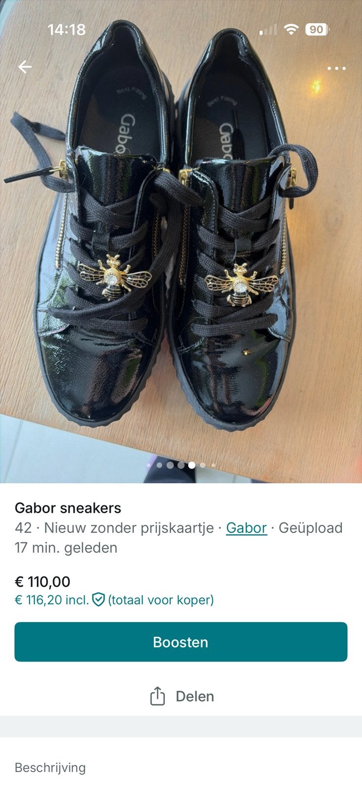 Gabor sneakers 42, Enlèvement, Comme neuf, Sneakers et Baskets