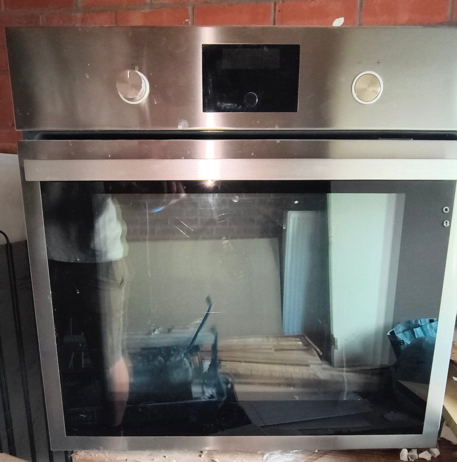 Oven met RVS afwerking, Electroménager, Fours, IKEA, Encastré, Enlèvement, Utilisé
