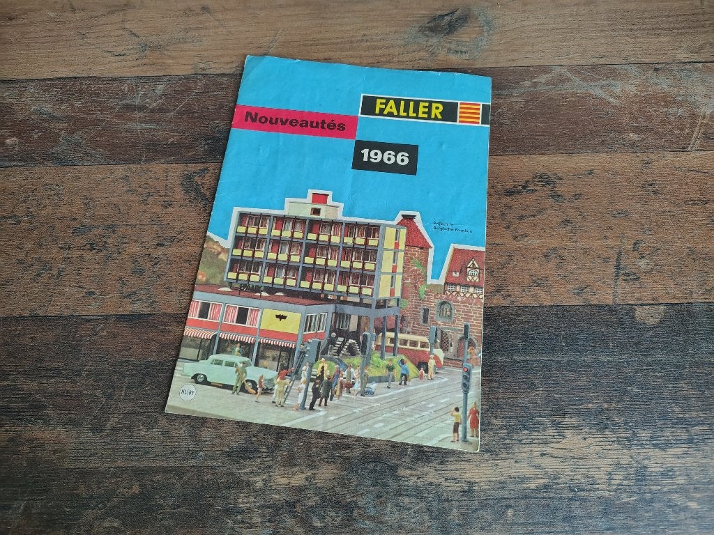Folder: Faller AMS / Racebaan/ Slotcar (1966), Verzenden, Racebaan