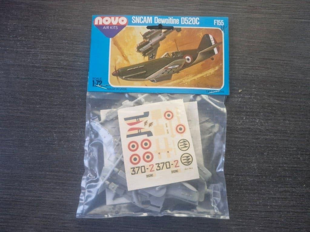 Novo Air Kits 1/72 SNCAM Dewoitine D520C, Hobby & Loisirs créatifs, Modélisme | Avions & Hélicoptères, Neuf, Autres marques, Enlèvement ou Envoi