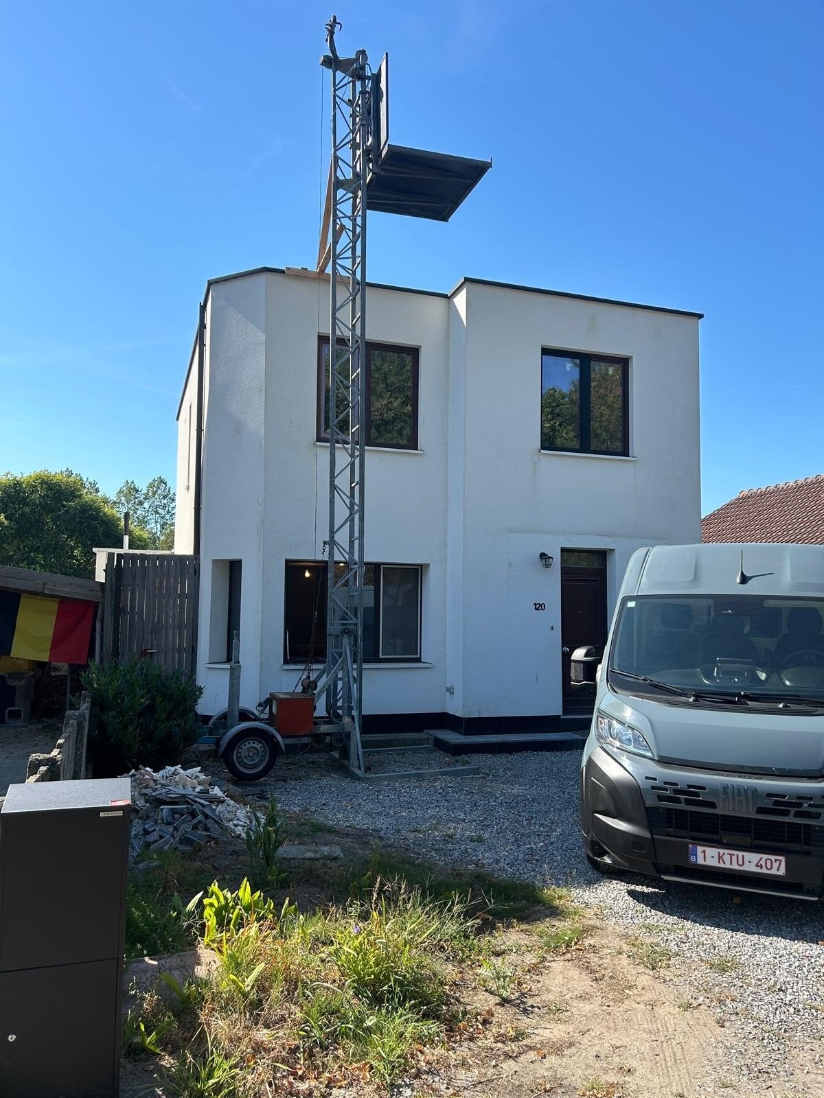 bouwlift, Enlèvement, Utilisé, Ascenseur de chantier