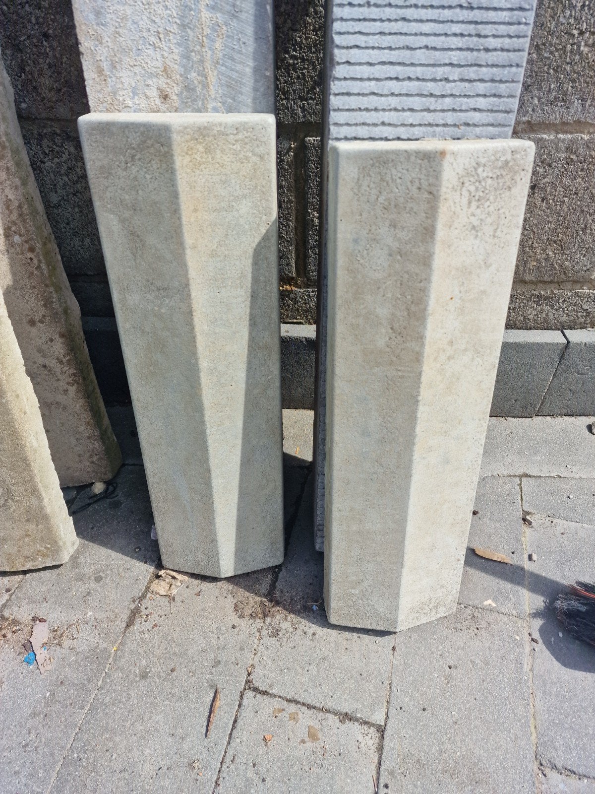 Couvre mur beton, Enlèvement
