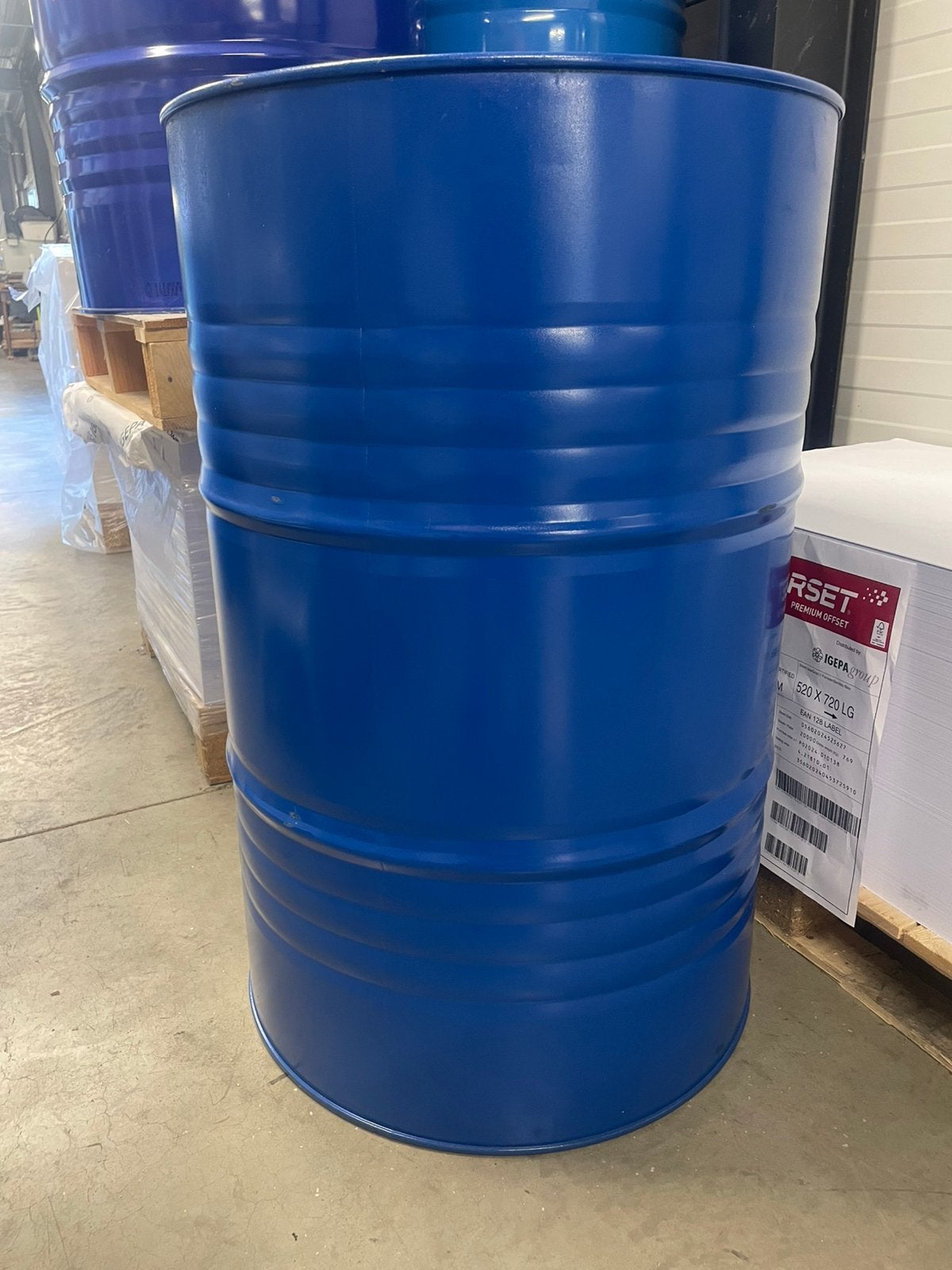 Lege 200 liter olievaten, Ophalen, Zo goed als nieuw
