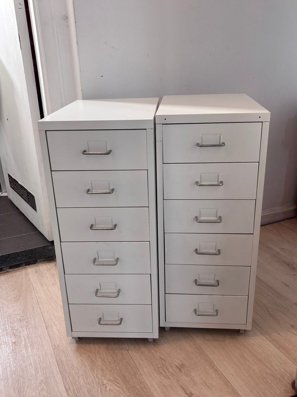2 helmer ikea ladeblokken, Ophalen, Gebruikt