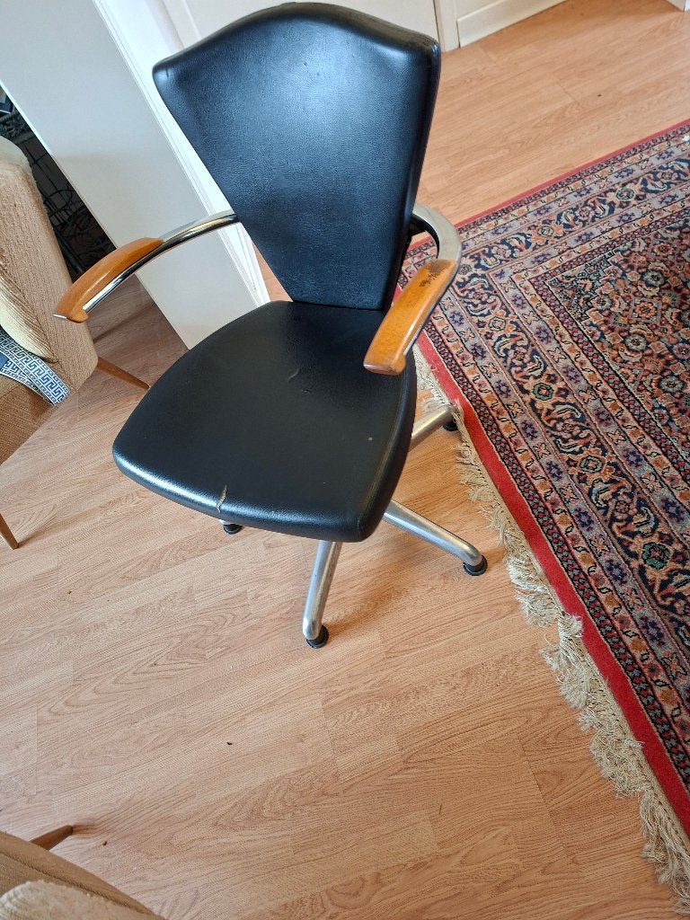 Bureaustoel, Maison & Meubles, Enlèvement, Utilisé, Noir, Chaise de bureau