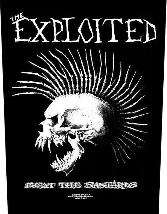 The Exploited - Beat the Bastards Backpatch off. merchandise, Verzamelen, Ophalen of Verzenden, Nieuw