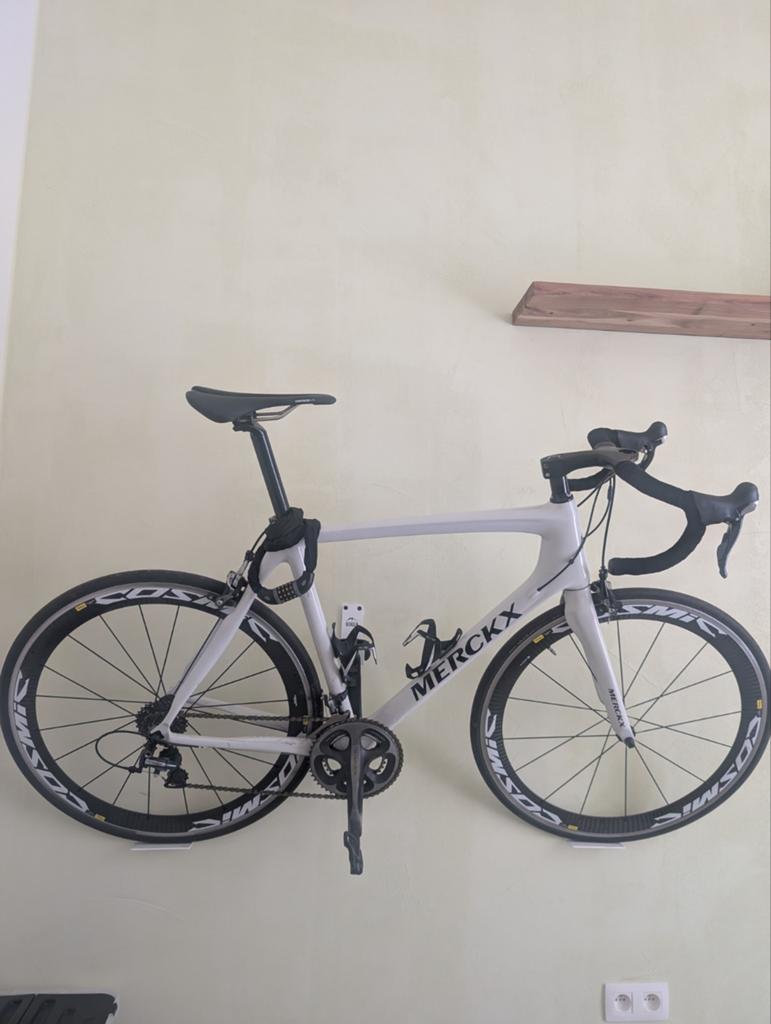 Eddy Merckx carbon koersfiets (maat L), Fietsen en Brommers, 57 tot 61 cm, Ophalen, Carbon