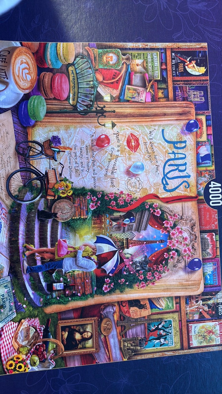 Puzzel 4000 stuks, Hobby en Vrije tijd, Ophalen, Zo goed als nieuw