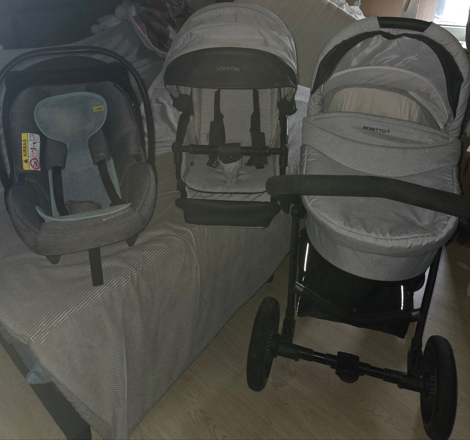 3 in 1 kinderwagen, Enlèvement, Protection de pluie