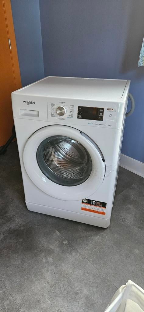 FreshCare+ Steam - Whirlpool FFBBE 8458 WEV Wasmachine - 8kg, Elektronische apparatuur, Wasmachines, Ophalen, Voorlader