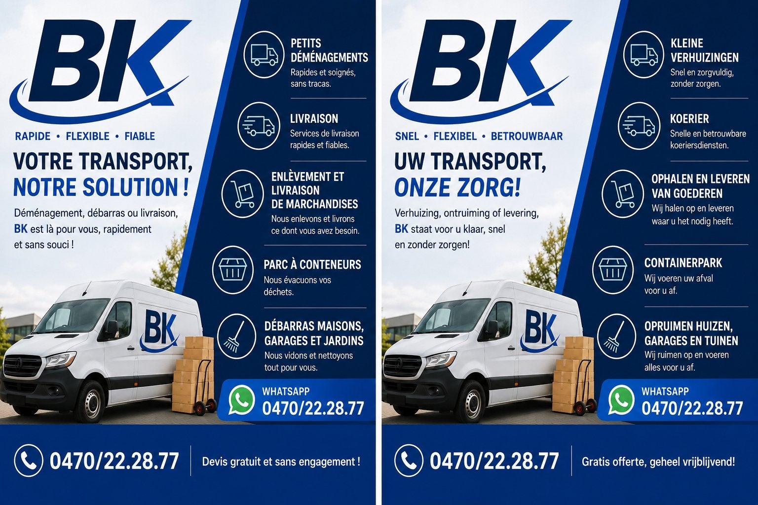 Verhuis, opruimen van tuinen, transport