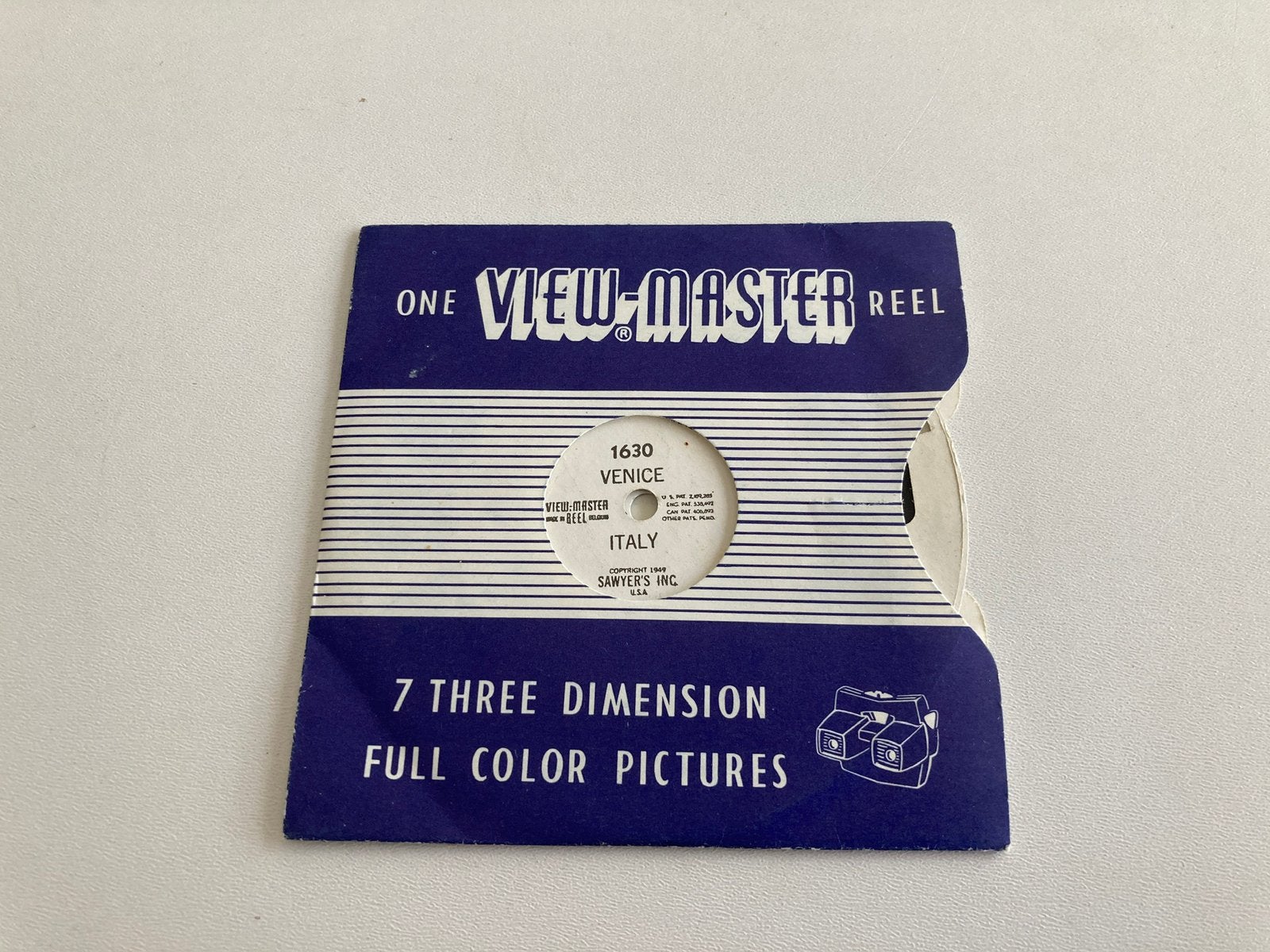 View-master « VENISE « 1949 (Italie 1630), Enlèvement ou Envoi, Comme neuf