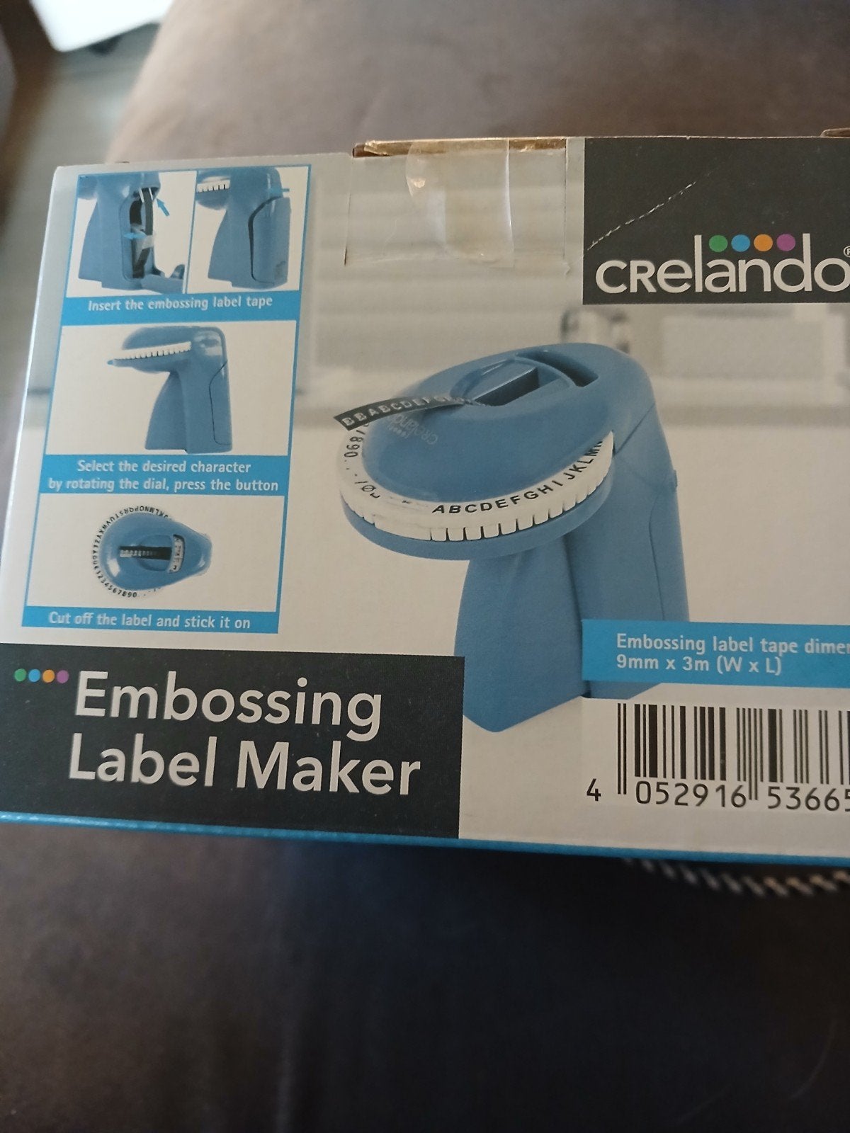 Dymo labelprinter blauw + labels. Nieuw. Af te halen in Roes, Ophalen of Verzenden, Nieuw, Handgemaakt, Blauw
