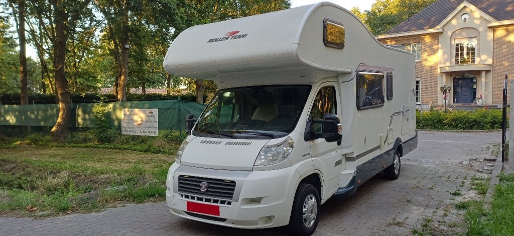 Roller Team 7 pers camper/2013 /33700km KEURING V.V, 6 à 7 mètres, Toilette à cassette, Boîte manuelle, Diesel