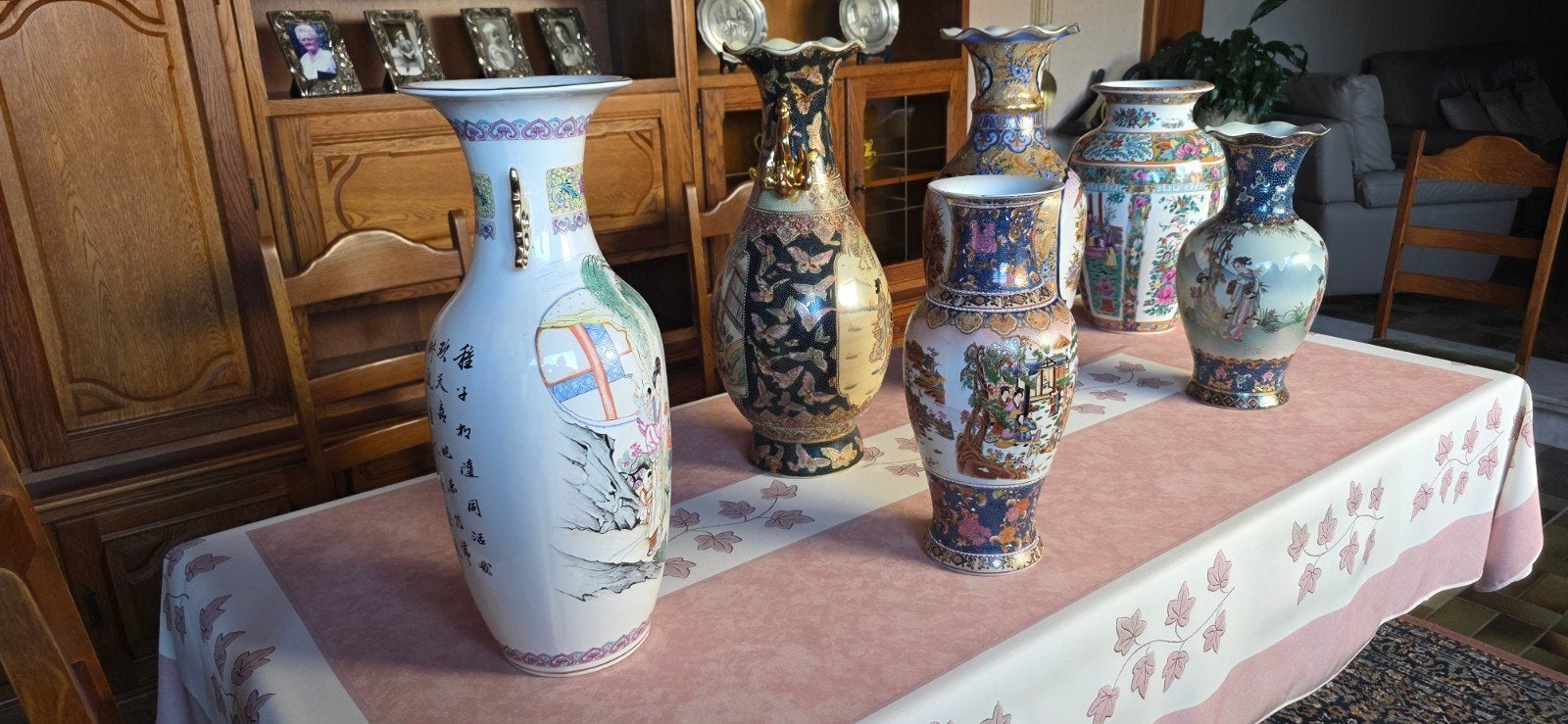 Vases chinois, Enlèvement, Comme neuf