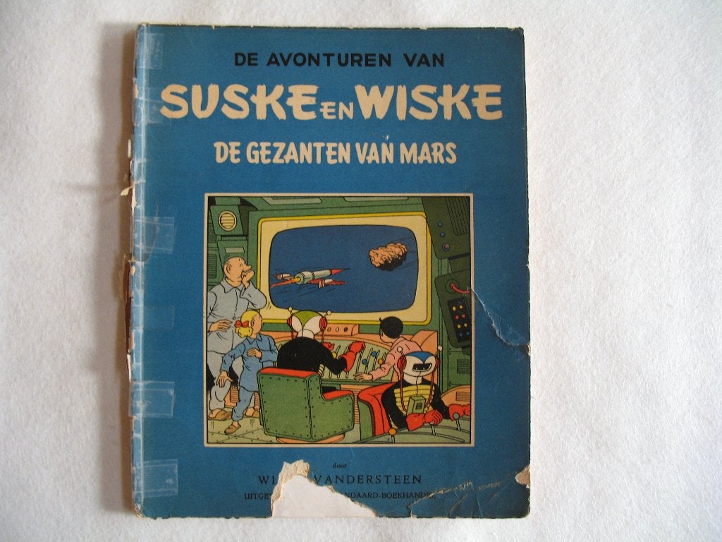 Suske en Wiske, De gezanten van Mars, blauwe reeks 1ste d'56, Boeken, Stripverhalen, Ophalen of Verzenden