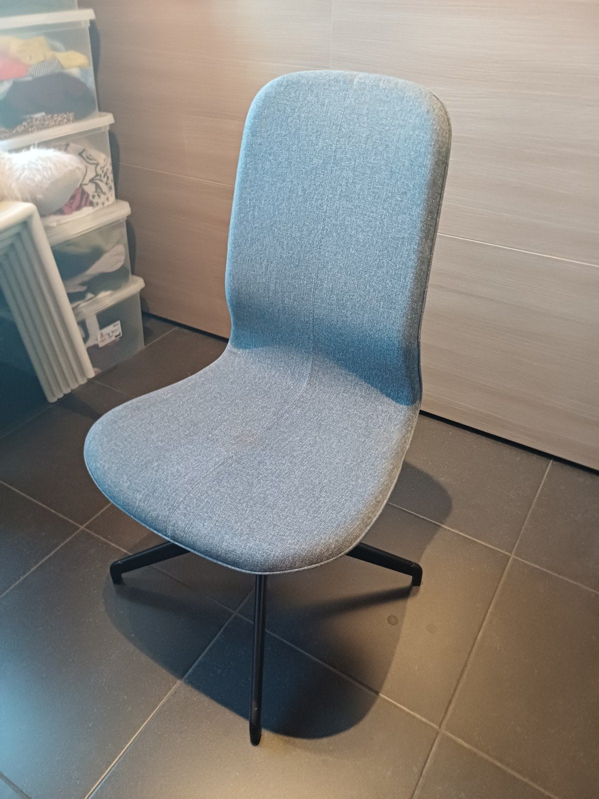 Bureaustoel, Maison & Meubles, Chaises, Enlèvement, Utilisé, Tissus, Bleu