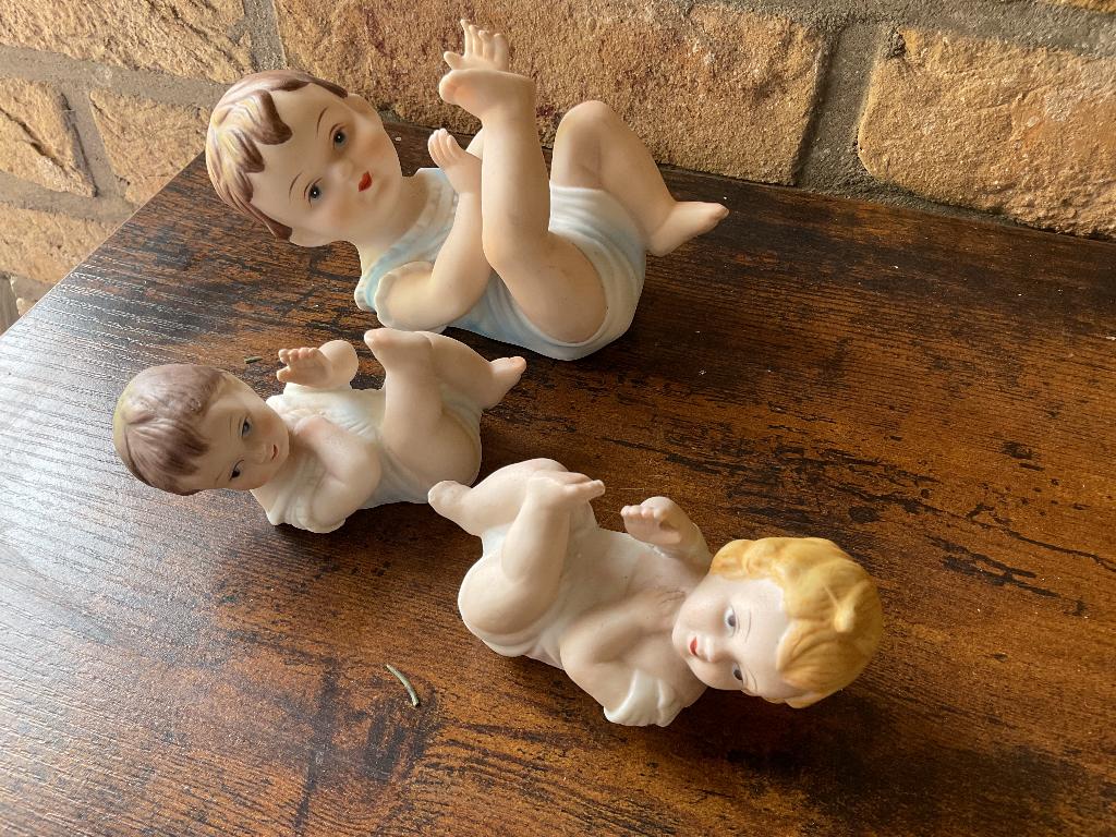 Biscuit beeldjes, grote broer, broer en zus, heel mooi!, Verzamelen, Ophalen of Verzenden