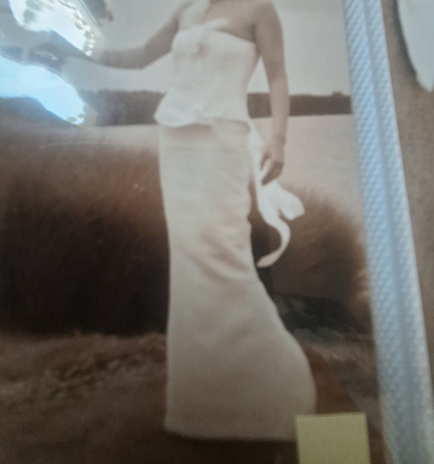 Trouwkleed tweedelig maat 36/38, Enlèvement, Blanc, Robe de mariée