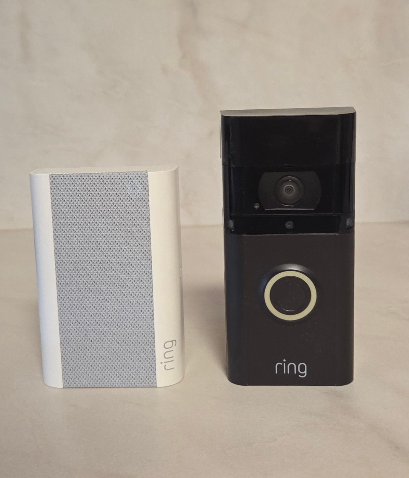 Ring video deurbel 3 plus + Chime pro, Ophalen, Bewegingsdetectiesensor, Zo goed als nieuw, Draadloos