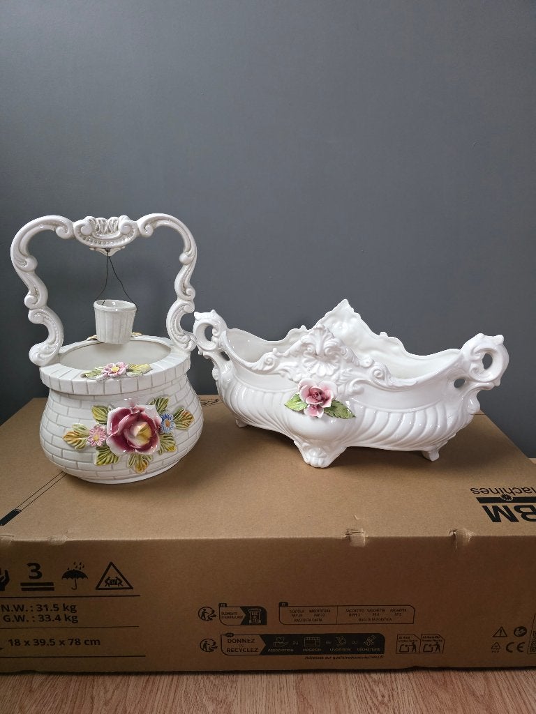 Italiaanse vintage keramiekset, Ophalen