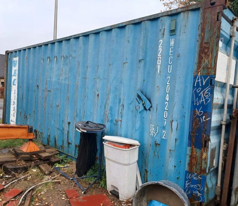 Zeecontainer 20ft, Enlèvement