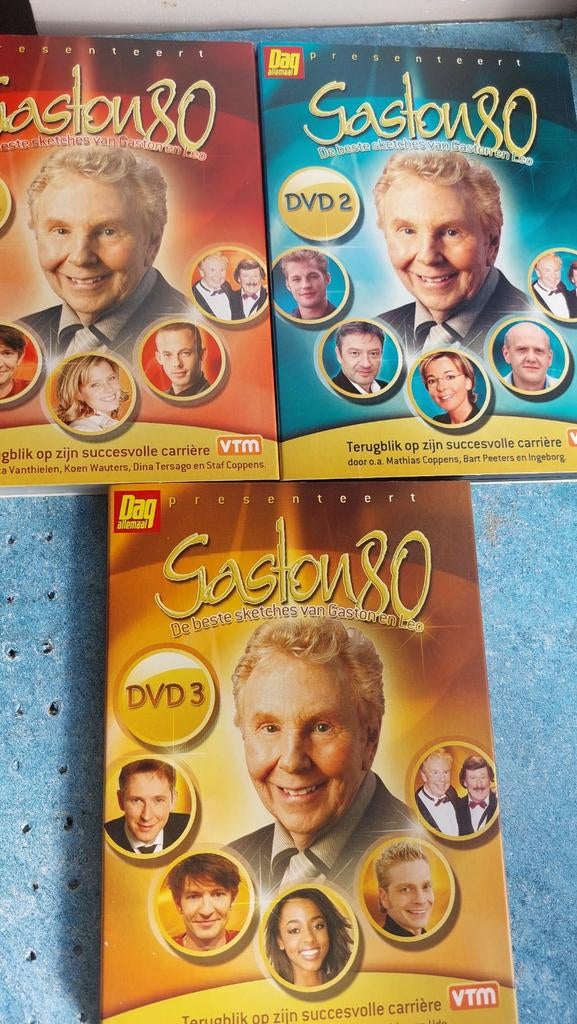 GASTON '80, Cd's en Dvd's, Ophalen