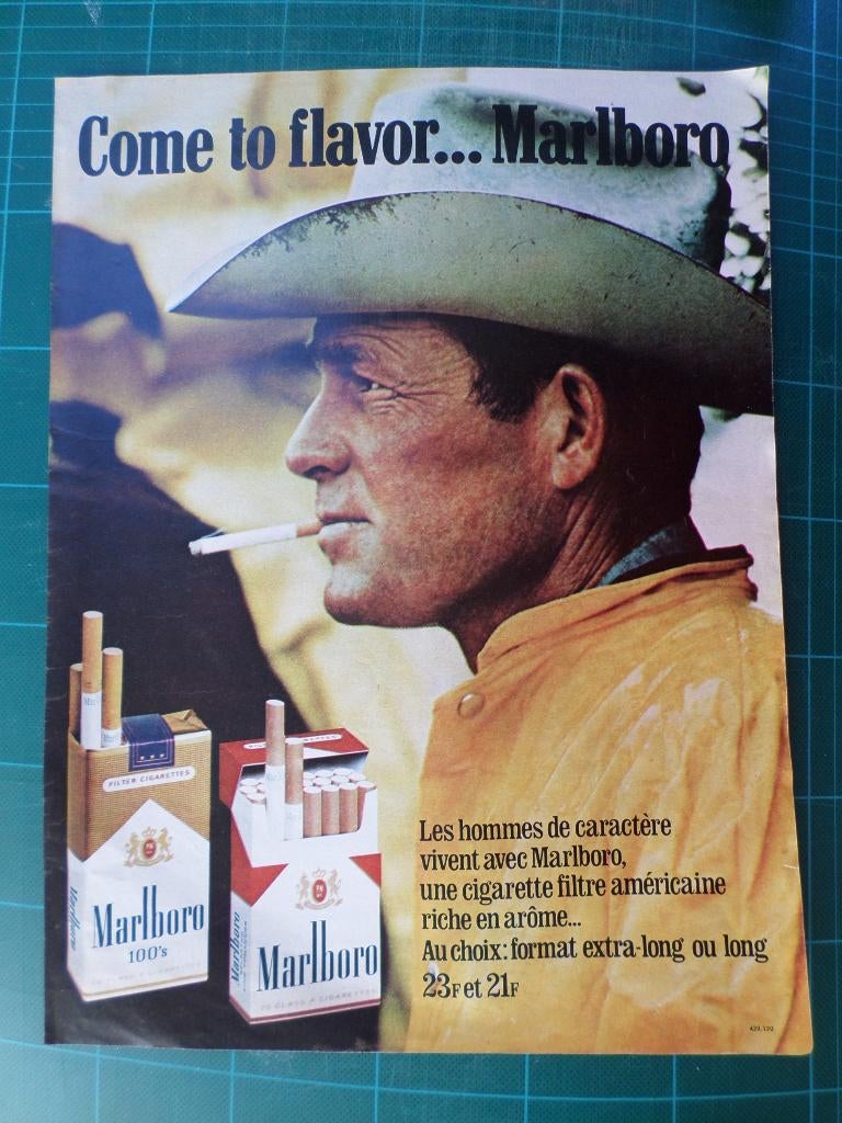 Marlboro cigarettes/ briquets - 53 publicités - 10 € le tout, Enlèvement ou Envoi, Utilisé, Autres types