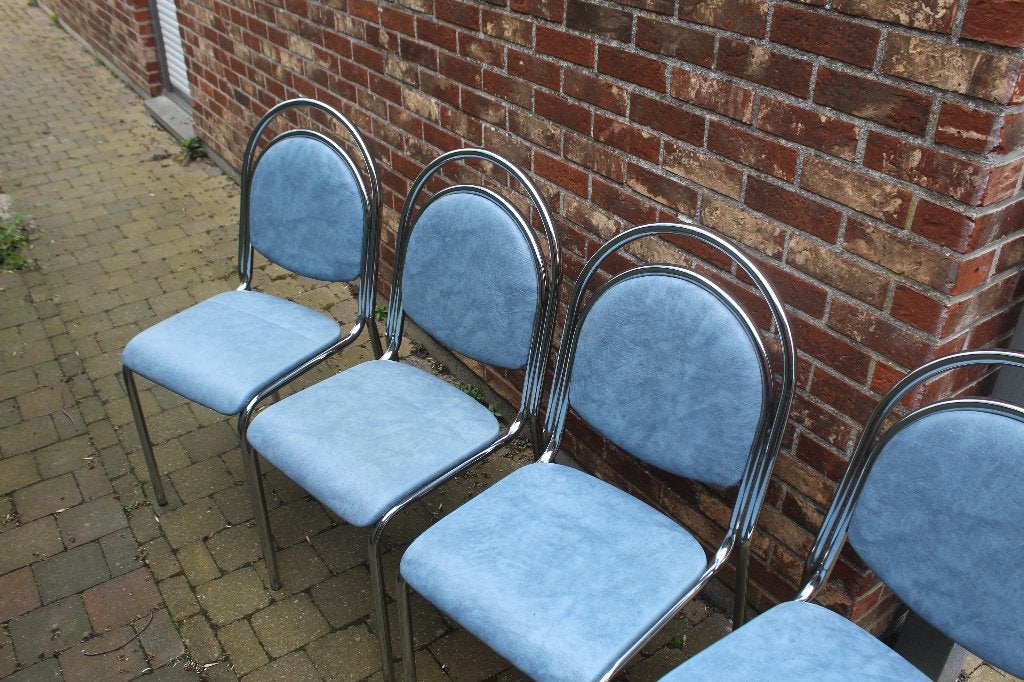 Keukenstoelen, Maison & Meubles, Chaises, Cuir, Enlèvement, Utilisé, Modern/klassiek