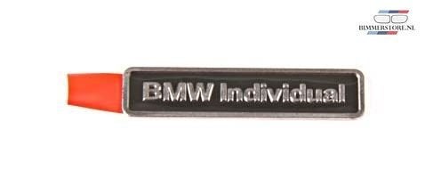 BMW Individual aluminium embleem logo 36137897226 7897226, -, -, Nieuw, Ophalen of Verzenden