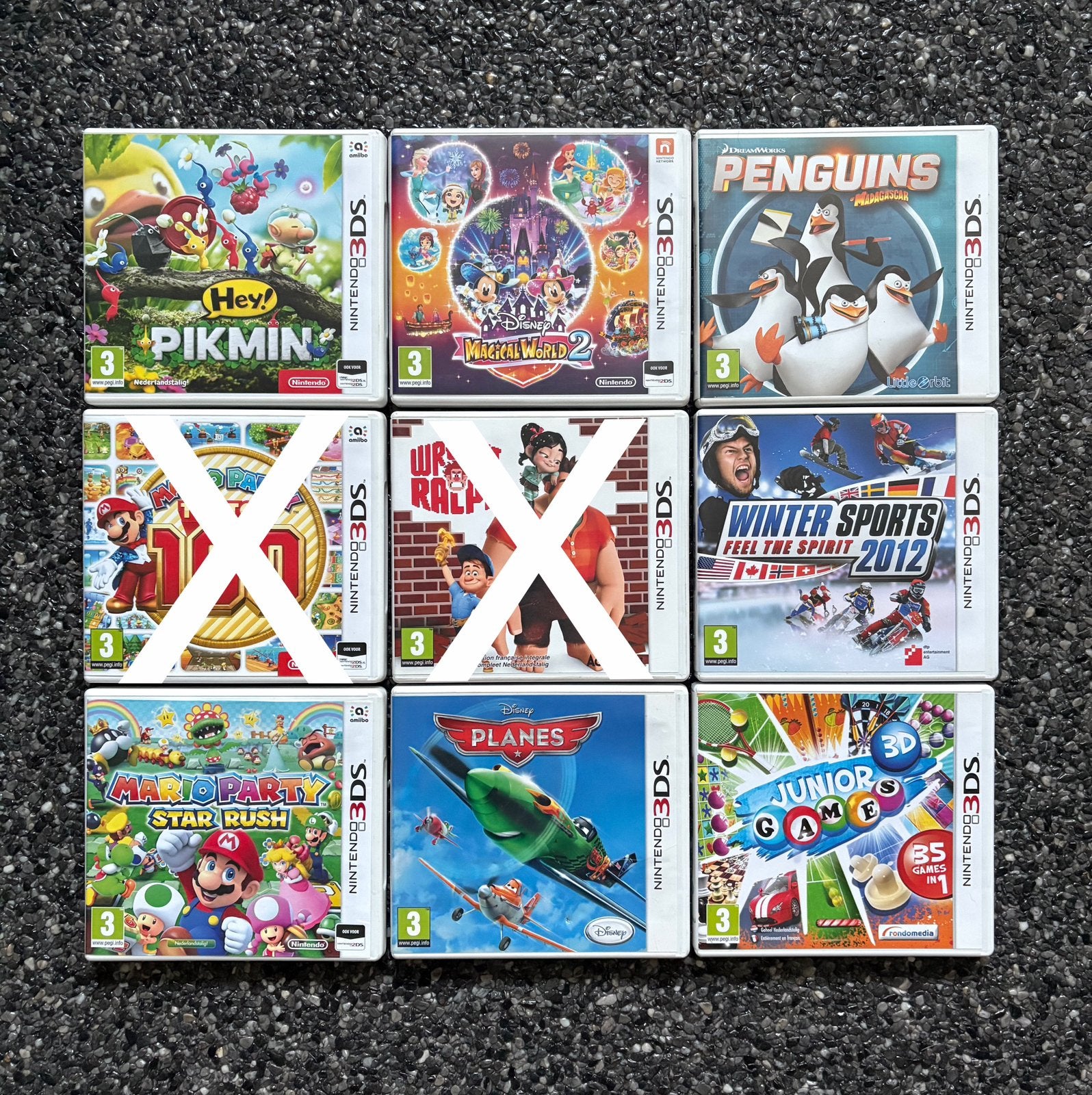 7 x Nintendo 2DS/3DS spelletjes, Ophalen of Verzenden, Zo goed als nieuw
