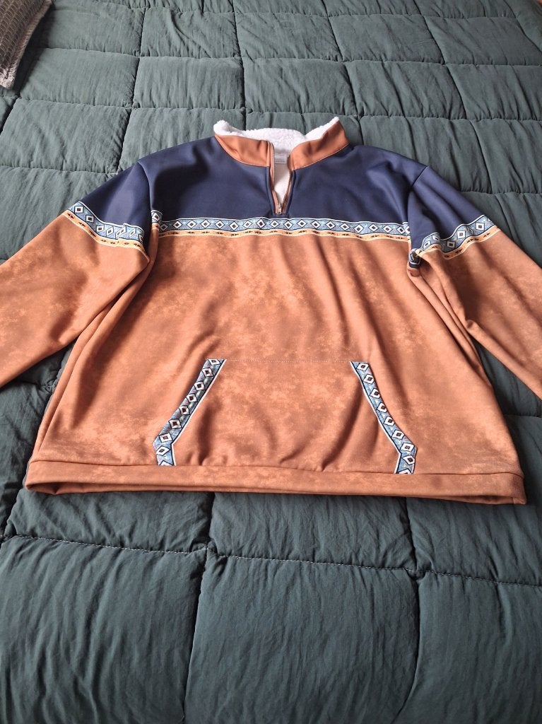 Warm gevoerde heren trui 3XL, Ophalen of Verzenden, Zo goed als nieuw, Overige maten, Bruin
