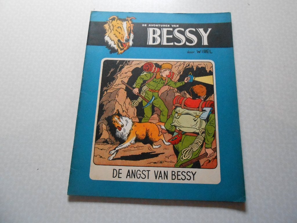 Bessy 8 De angst van Bessy 1955 1 ste druk., Willy vandersteen, Eén stripboek, Ophalen of Verzenden, Zo goed als nieuw