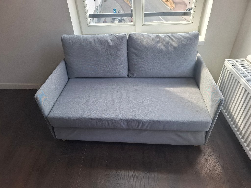 Zetel/Zetelbed/Slaapzetel Ikea, Enlèvement, Comme neuf, Deux personnes, Bois