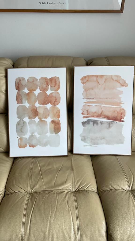 Tableau 40 x 60 cm 10€ la pièce., Ophalen, Zo goed als nieuw