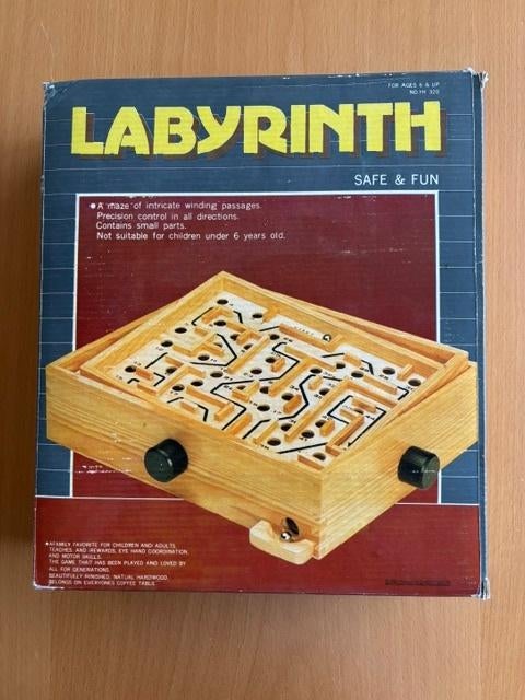 Houten labyrint / doolhof behendigheidsspel, Kinderen en Baby's, Ophalen, Zo goed als nieuw, Overige typen