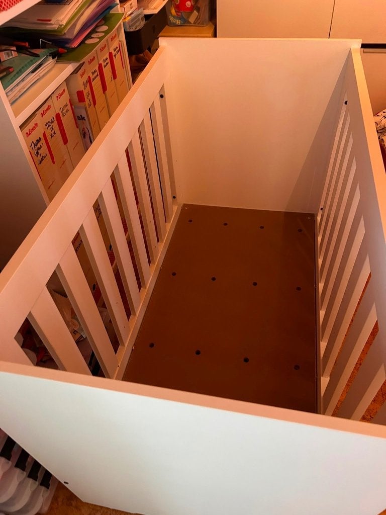 Babybed, Kinderen en Baby's, Babywiegjes en Ledikanten, Ophalen, Zo goed als nieuw, Ledikant