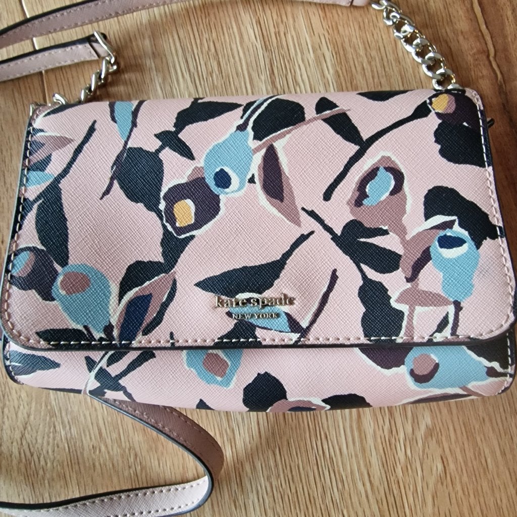 Schoudertas Kate Spade roze bloemen, Ophalen of Verzenden, Nieuw, Roze