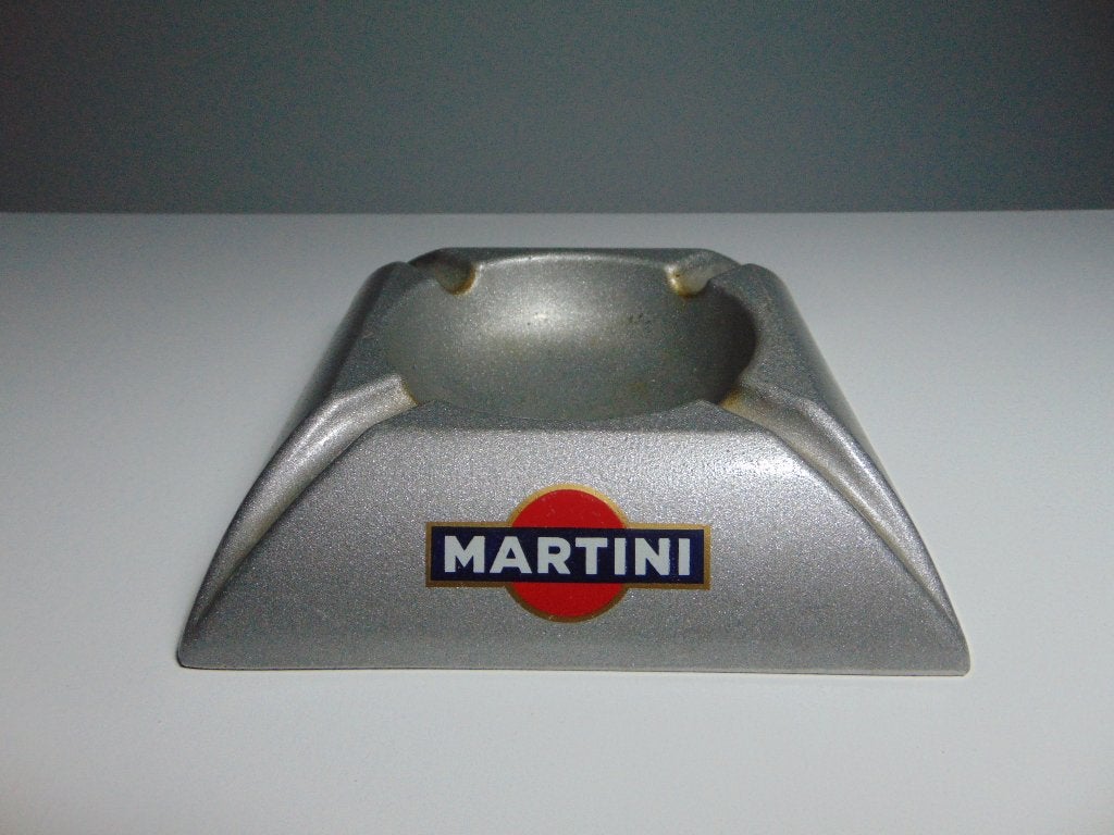 Cendrier Martini Design en métal, Collections, Enlèvement ou Envoi, Utilisé, Ustensile