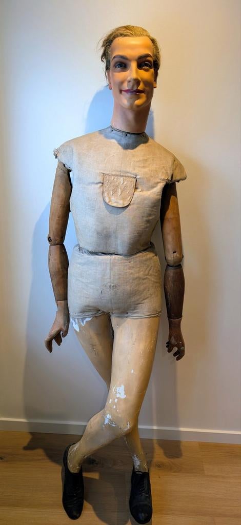Antieke Imans etalagepop/ mannequin, Ophalen