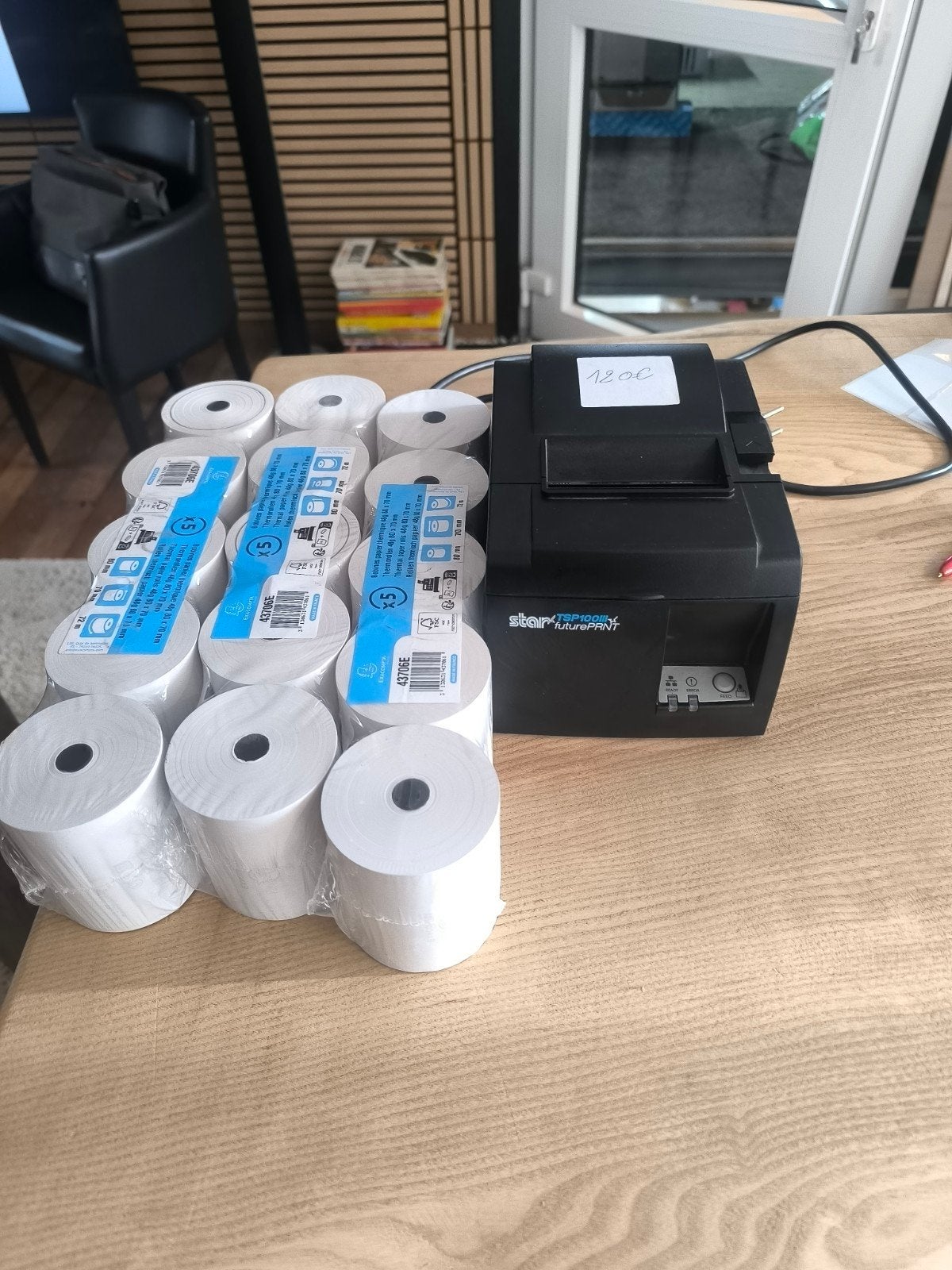 star TSP100 labelprinters, Ophalen
