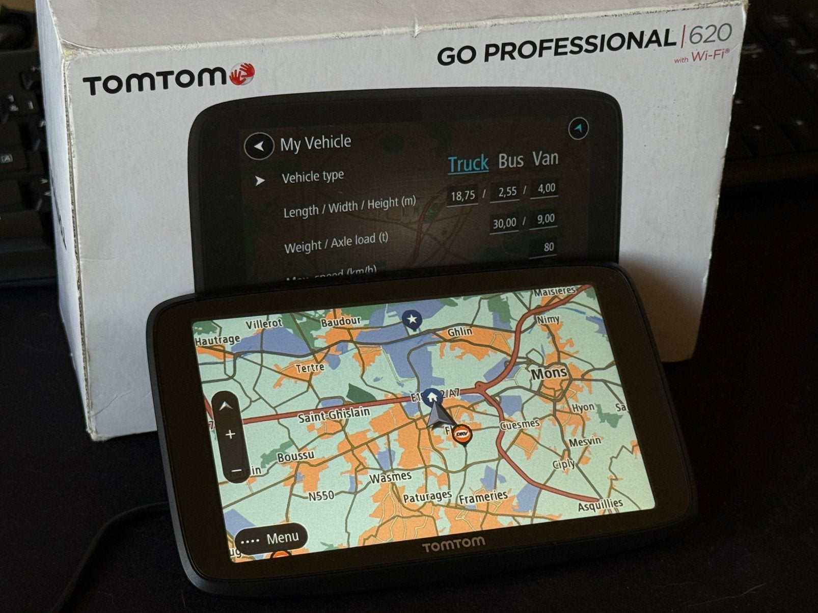 GPS voor TomTom-vrachtwagens, Ophalen, Zo goed als nieuw