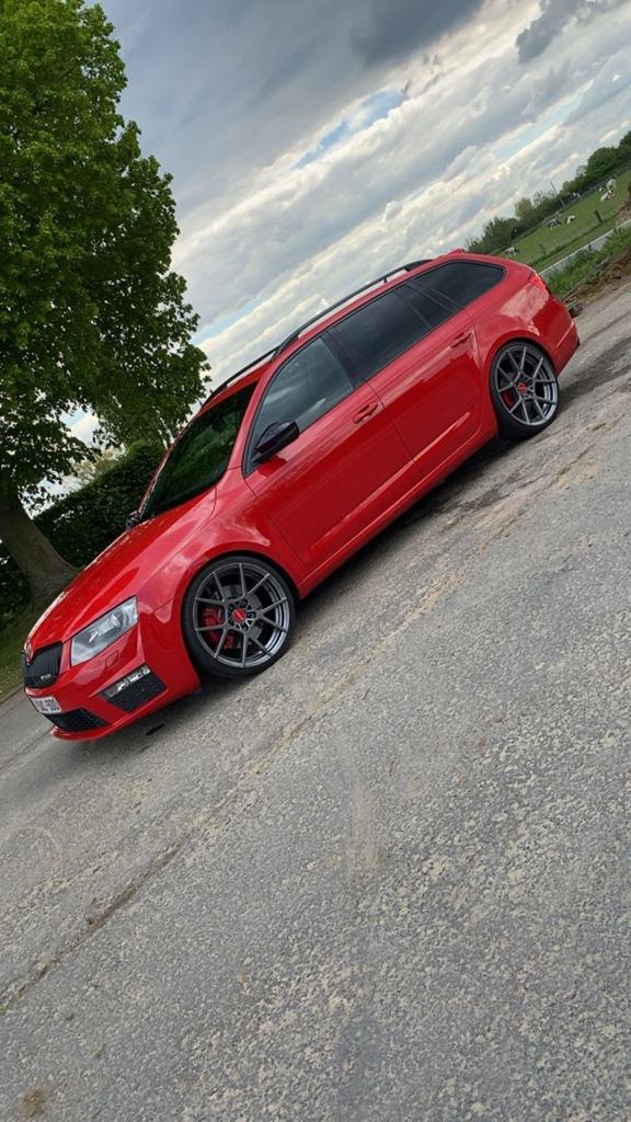 Skoda octavia combi rs  2017 dsg 117k km, Auto's, Skoda, Leder, Break, 5 deurs, Particulier
