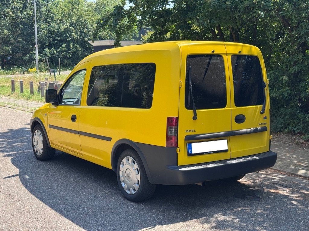 Opel Combo - 2007 - 1.4 Benzine - 5 zitplaatsen - Incl. BTW, Entreprise, Jaune, Boîte manuelle, Autre carrosserie