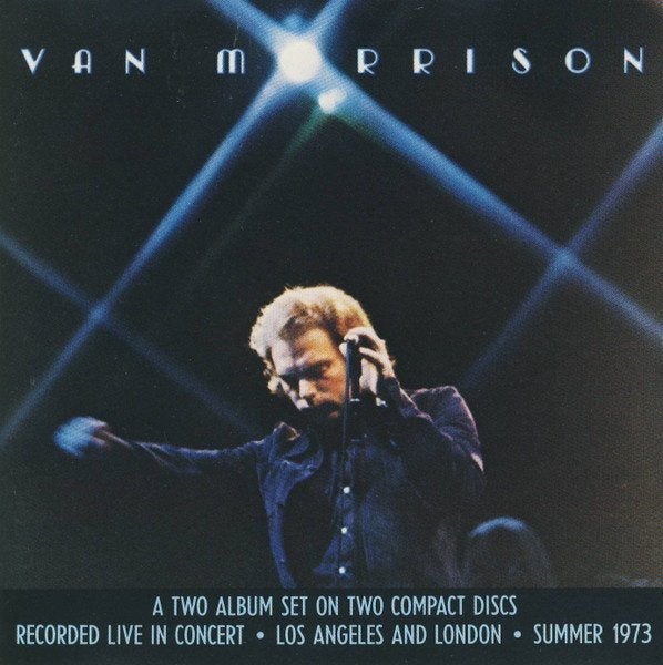 VAN MORRISON "I'TS TOO LATE TO STOP NOW", CD & DVD, CD | Jazz & Blues, Enlèvement, 1980 à nos jours, Utilisé, Blues